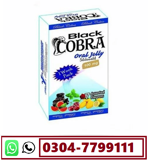 Original Black Cobra Oral Jelly In Pakistan
