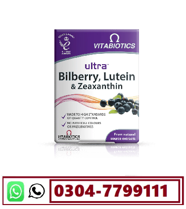Original Vitabiotics Ultra Bilberry Lutein in Pakistan